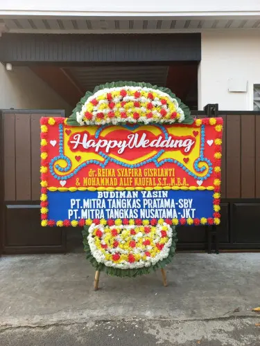 Papan Bunga Pernikahan dukuh